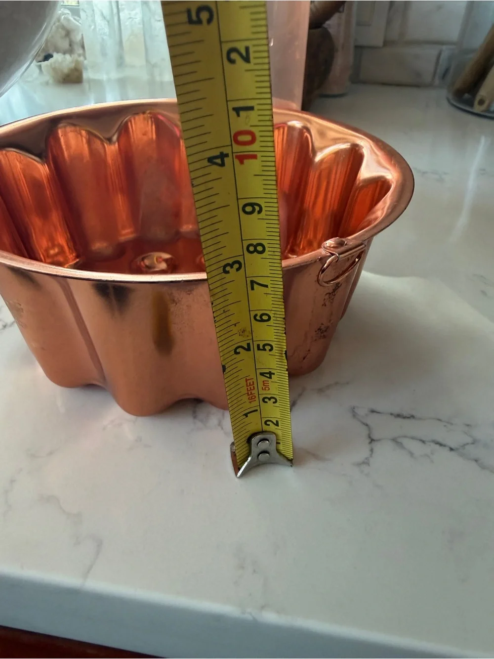 Vintage Copper-Tone Bundt Mold